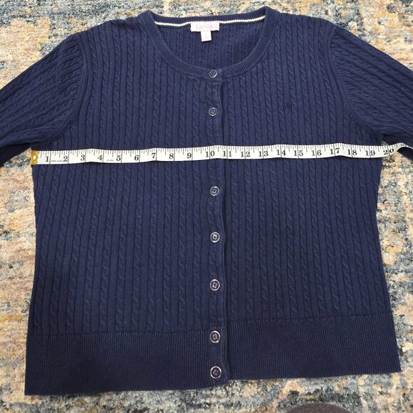 Lilly Pulitzer Cable Knit Cotton Cardigan - Picture 9 of 11